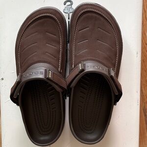 Crocs Men's Classic Yukon Vista II LiteRide Clogs - Espresso/Mushroom